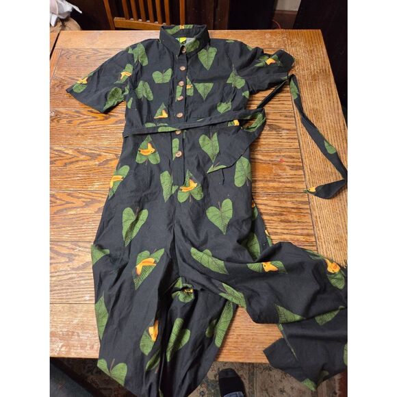 Farm Rio palm hearts&toucan jumpsuit - Picture 2 of 4
